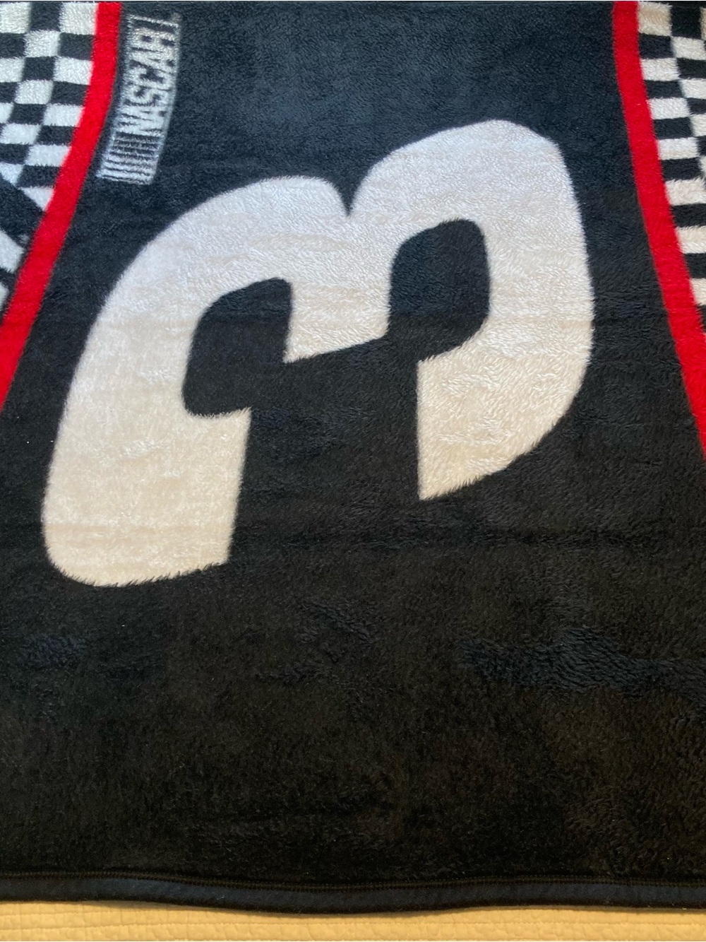 Biederlack Dale Earnhardt #3 Racing Blanket Throw Warm 57x50 Nascar RCR USA